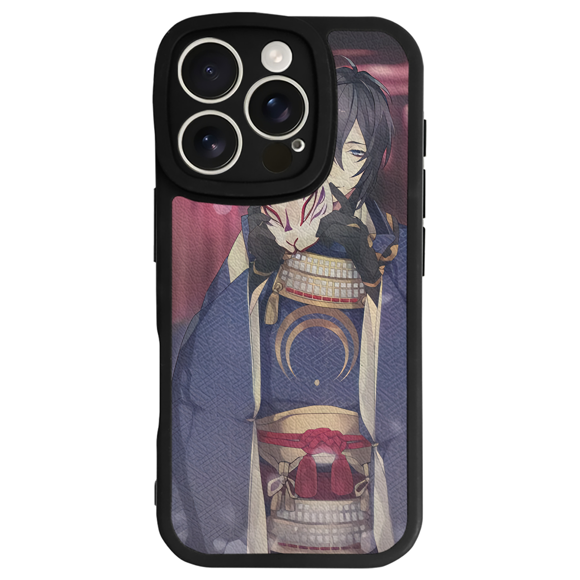 （画像用） 刀剣乱舞 Touken Ranbu 【iPhone 16シリーズ対応】シリコンスマホケース（レザー調） 材質：シリコン